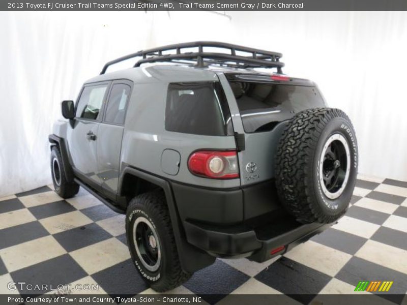 Trail Teams Cement Gray / Dark Charcoal 2013 Toyota FJ Cruiser Trail Teams Special Edition 4WD