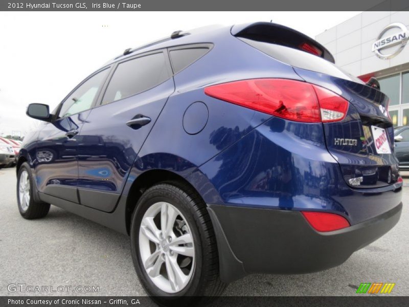 Iris Blue / Taupe 2012 Hyundai Tucson GLS