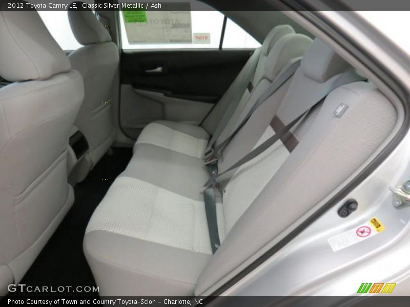 Classic Silver Metallic / Ash 2012 Toyota Camry LE