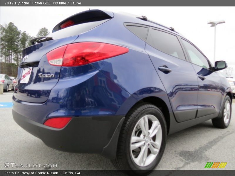 Iris Blue / Taupe 2012 Hyundai Tucson GLS