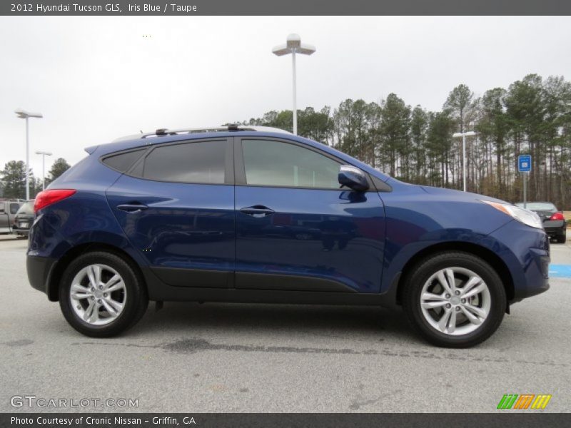Iris Blue / Taupe 2012 Hyundai Tucson GLS