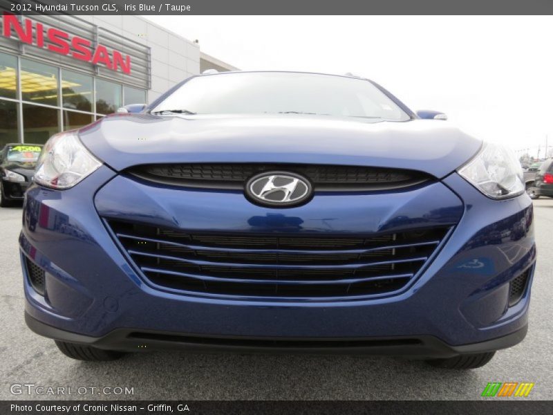 Iris Blue / Taupe 2012 Hyundai Tucson GLS