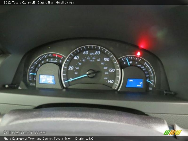 Classic Silver Metallic / Ash 2012 Toyota Camry LE