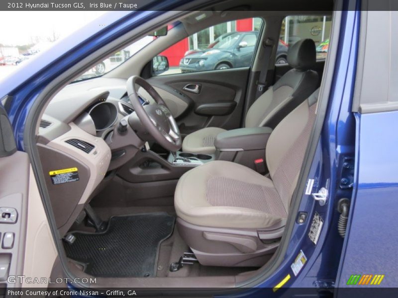 Iris Blue / Taupe 2012 Hyundai Tucson GLS