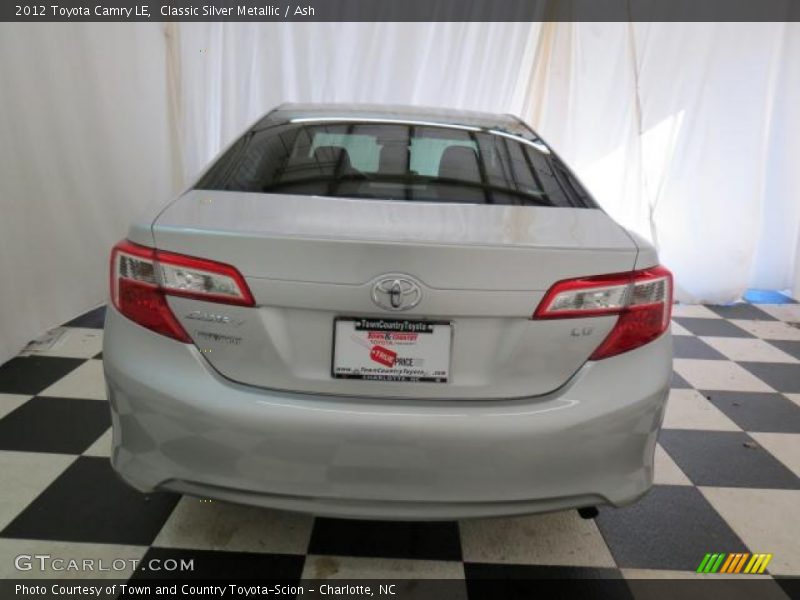 Classic Silver Metallic / Ash 2012 Toyota Camry LE