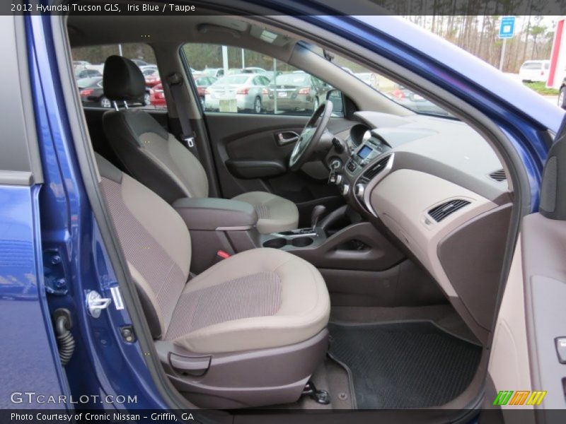 Iris Blue / Taupe 2012 Hyundai Tucson GLS