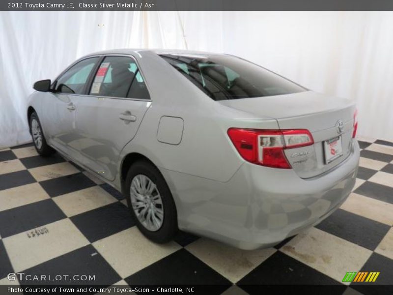 Classic Silver Metallic / Ash 2012 Toyota Camry LE