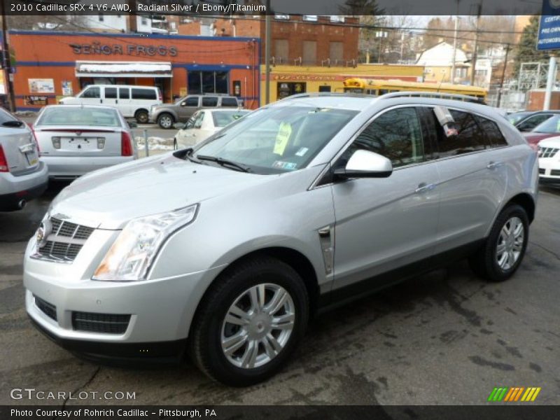 Radiant Silver / Ebony/Titanium 2010 Cadillac SRX 4 V6 AWD