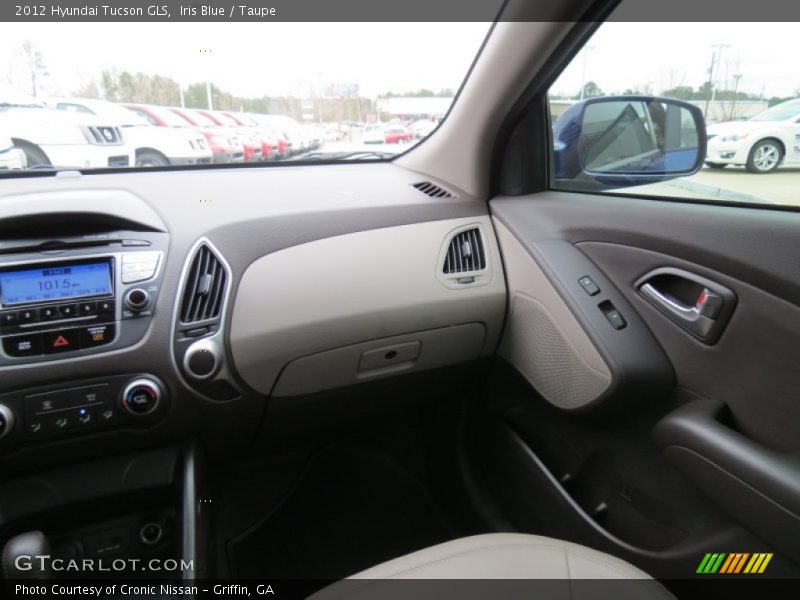 Iris Blue / Taupe 2012 Hyundai Tucson GLS