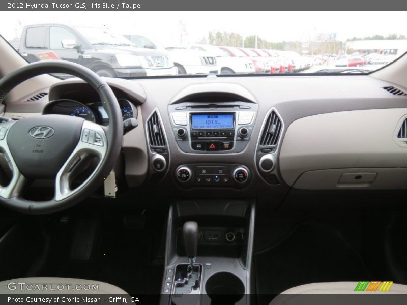 Iris Blue / Taupe 2012 Hyundai Tucson GLS