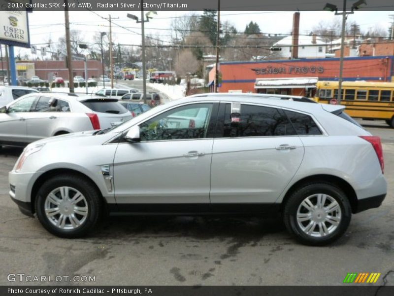 Radiant Silver / Ebony/Titanium 2010 Cadillac SRX 4 V6 AWD