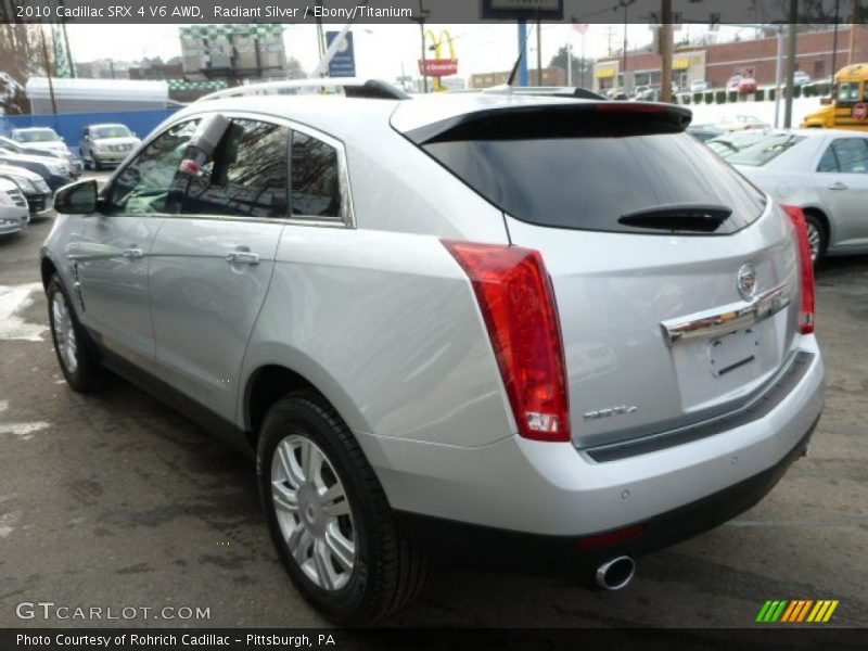 Radiant Silver / Ebony/Titanium 2010 Cadillac SRX 4 V6 AWD