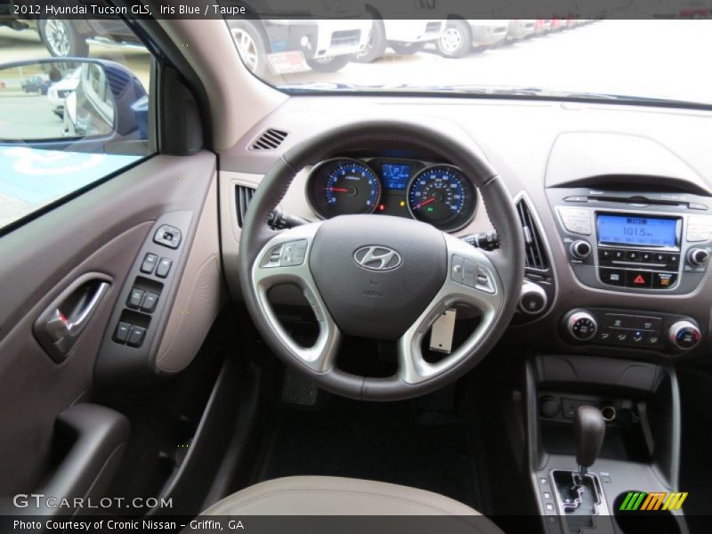 Iris Blue / Taupe 2012 Hyundai Tucson GLS