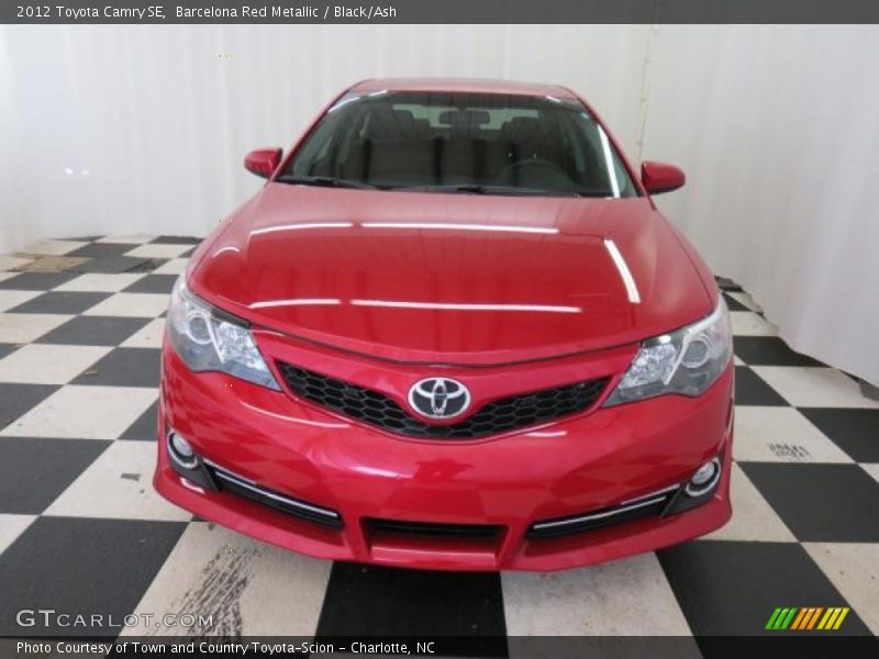 Barcelona Red Metallic / Black/Ash 2012 Toyota Camry SE