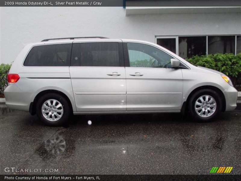 Silver Pearl Metallic / Gray 2009 Honda Odyssey EX-L