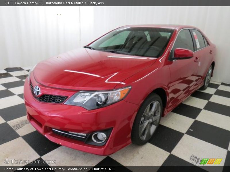Barcelona Red Metallic / Black/Ash 2012 Toyota Camry SE