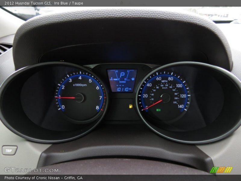 Iris Blue / Taupe 2012 Hyundai Tucson GLS