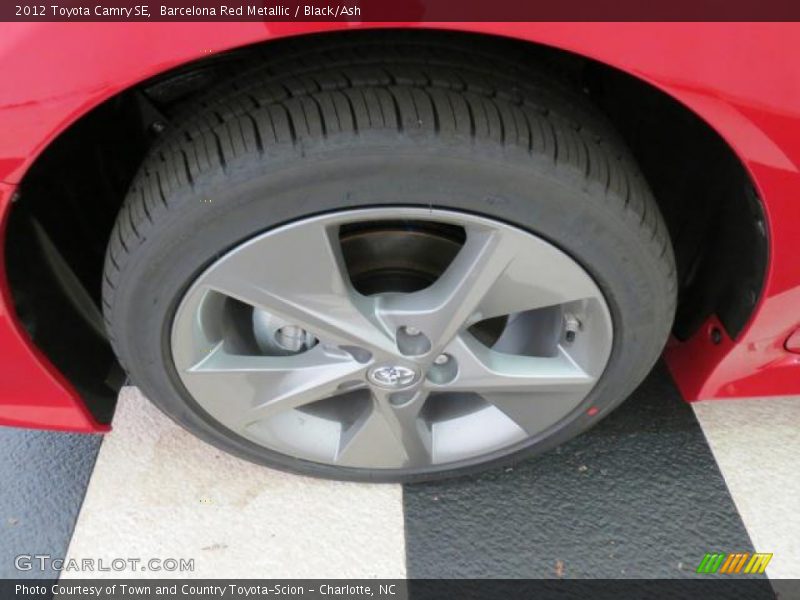Barcelona Red Metallic / Black/Ash 2012 Toyota Camry SE