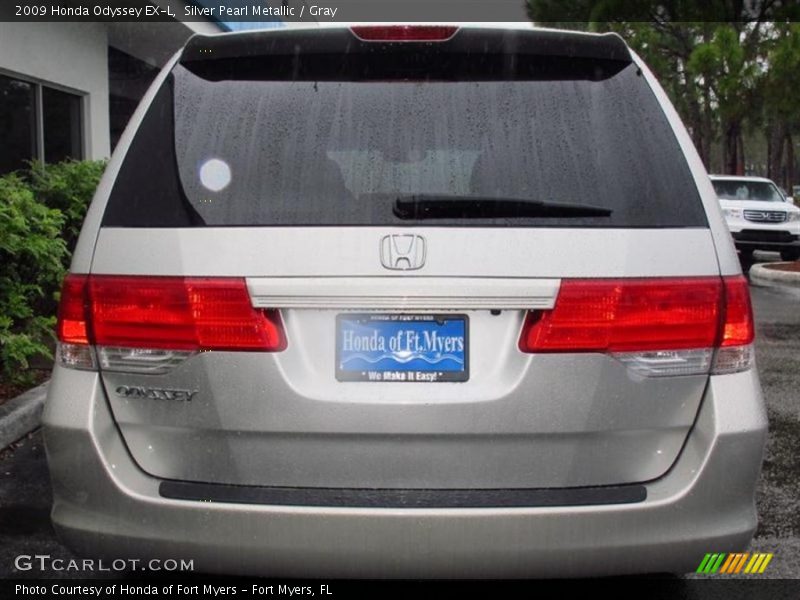 Silver Pearl Metallic / Gray 2009 Honda Odyssey EX-L