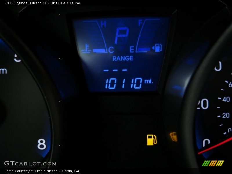 Iris Blue / Taupe 2012 Hyundai Tucson GLS