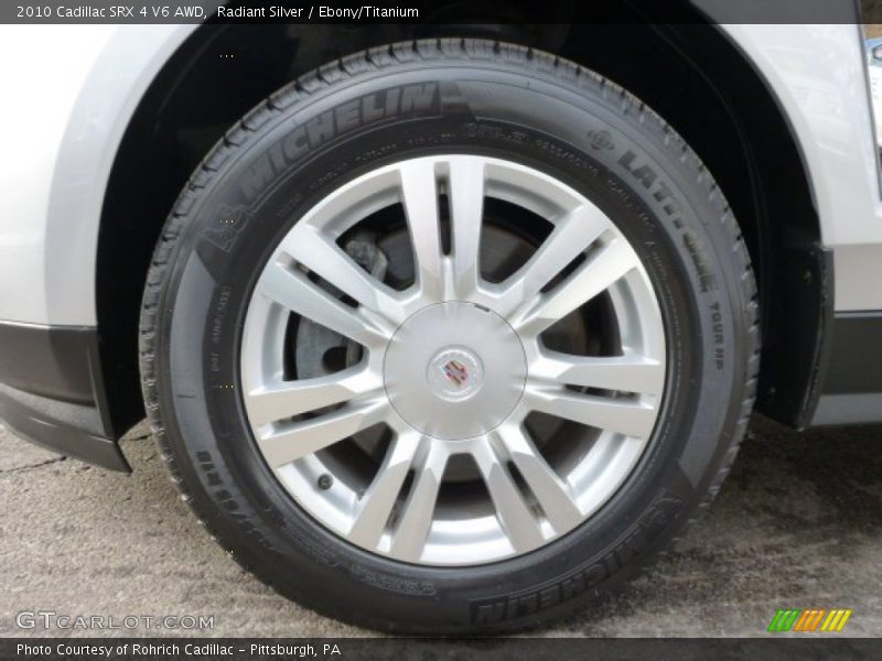 Radiant Silver / Ebony/Titanium 2010 Cadillac SRX 4 V6 AWD