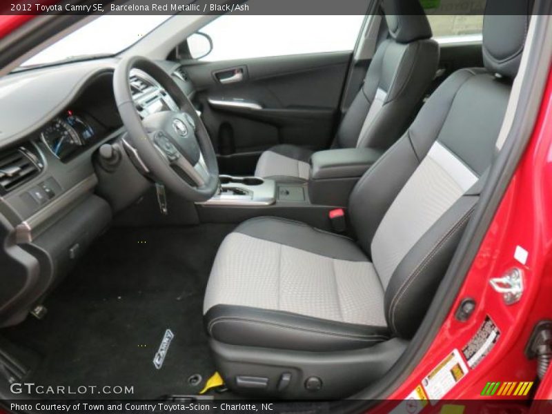 Barcelona Red Metallic / Black/Ash 2012 Toyota Camry SE
