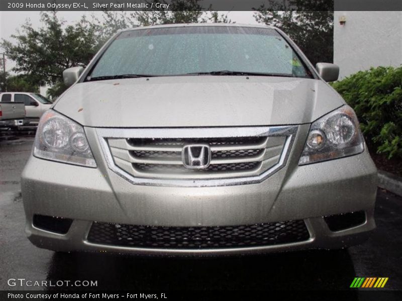 Silver Pearl Metallic / Gray 2009 Honda Odyssey EX-L