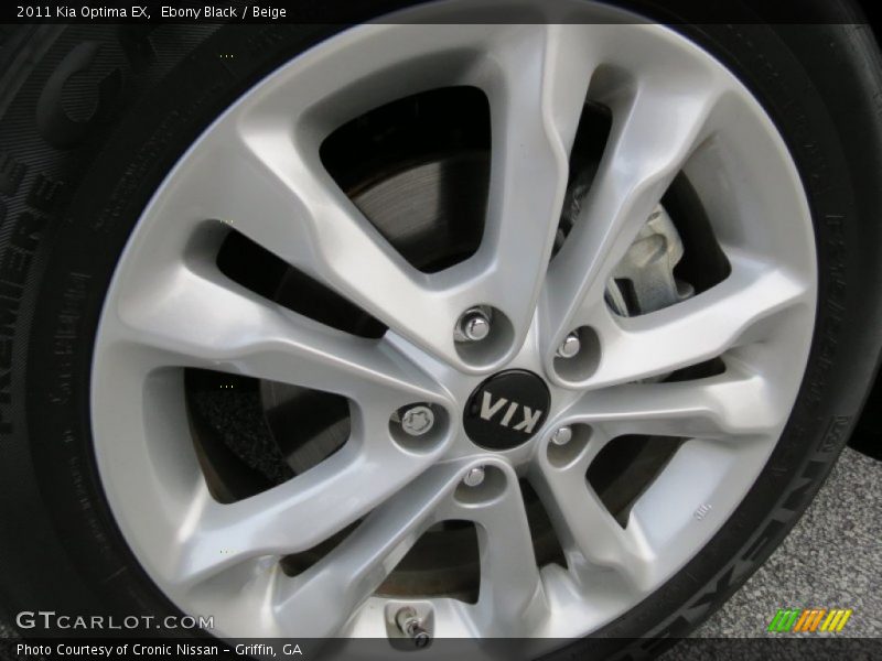 Ebony Black / Beige 2011 Kia Optima EX