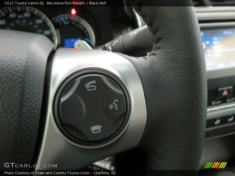 Barcelona Red Metallic / Black/Ash 2012 Toyota Camry SE