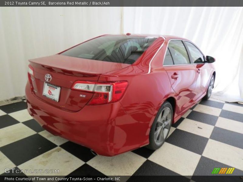 Barcelona Red Metallic / Black/Ash 2012 Toyota Camry SE