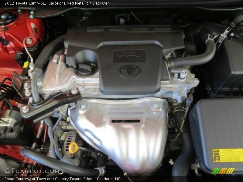 Barcelona Red Metallic / Black/Ash 2012 Toyota Camry SE