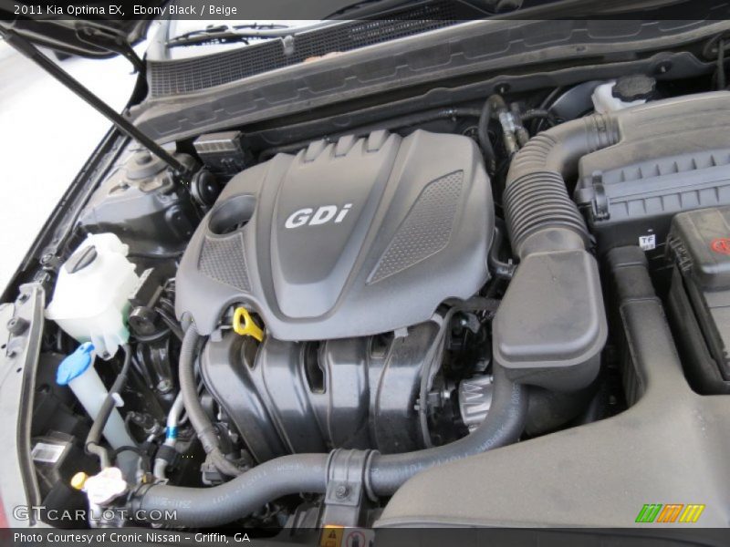 Ebony Black / Beige 2011 Kia Optima EX