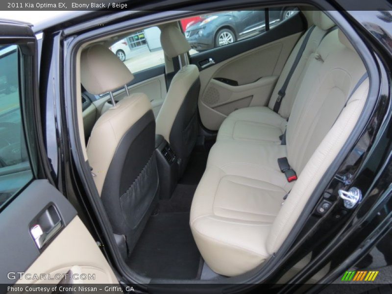 Ebony Black / Beige 2011 Kia Optima EX
