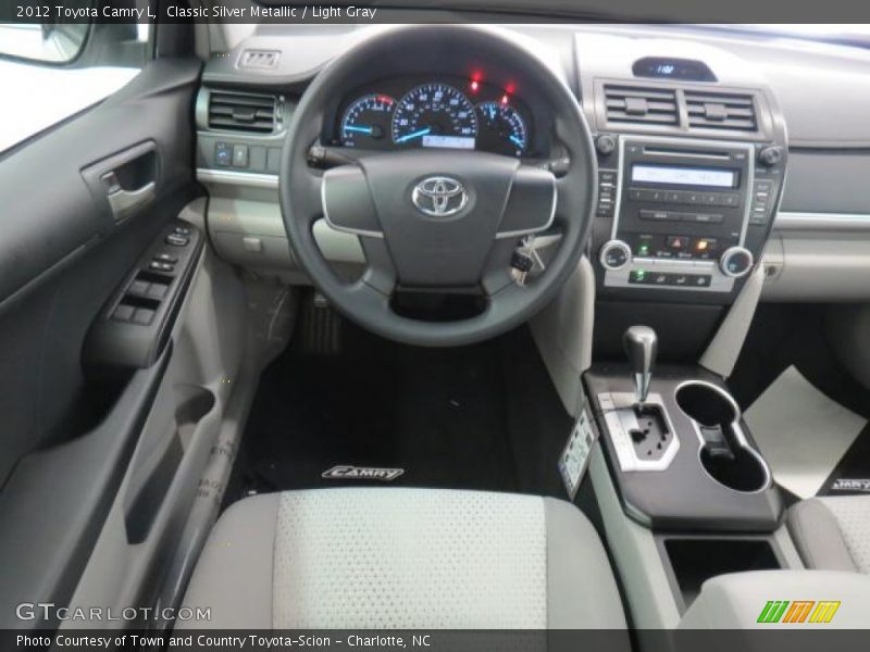 Classic Silver Metallic / Light Gray 2012 Toyota Camry L