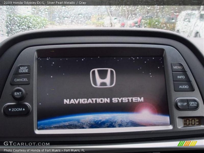 Silver Pearl Metallic / Gray 2009 Honda Odyssey EX-L