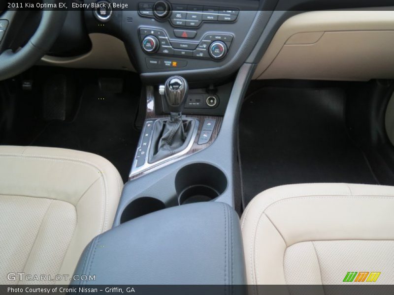 Ebony Black / Beige 2011 Kia Optima EX