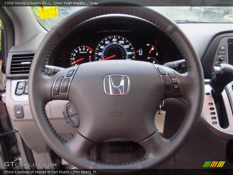 Silver Pearl Metallic / Gray 2009 Honda Odyssey EX-L
