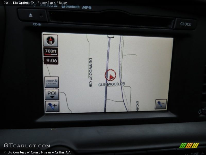 Ebony Black / Beige 2011 Kia Optima EX