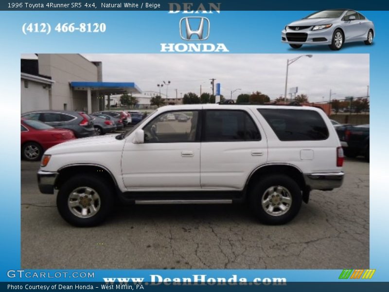 Natural White / Beige 1996 Toyota 4Runner SR5 4x4