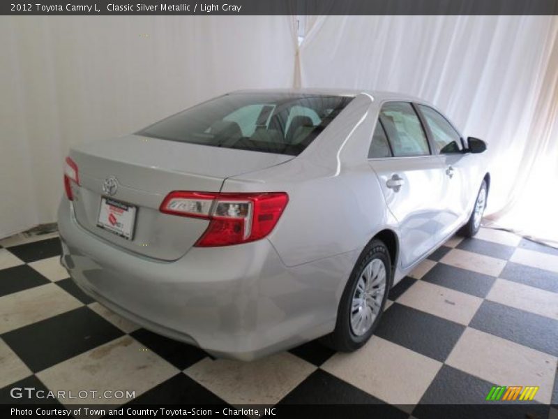 Classic Silver Metallic / Light Gray 2012 Toyota Camry L