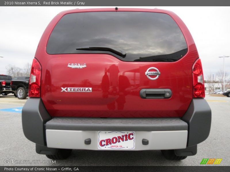Red Brick Metallic / Gray 2010 Nissan Xterra S