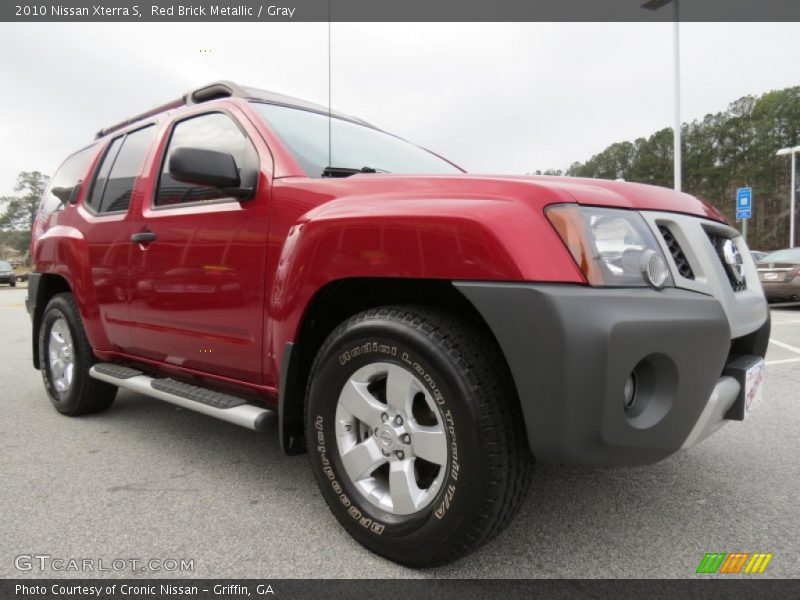 Red Brick Metallic / Gray 2010 Nissan Xterra S