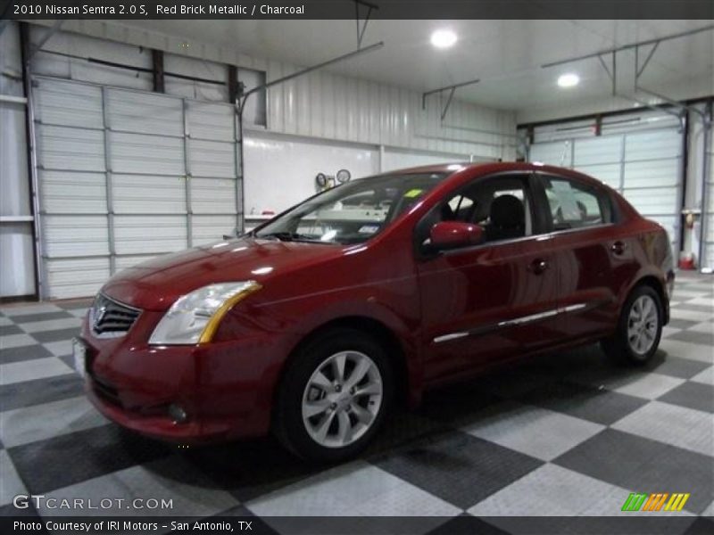 Red Brick Metallic / Charcoal 2010 Nissan Sentra 2.0 S