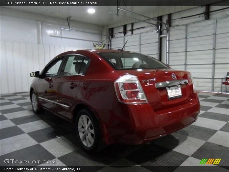 Red Brick Metallic / Charcoal 2010 Nissan Sentra 2.0 S