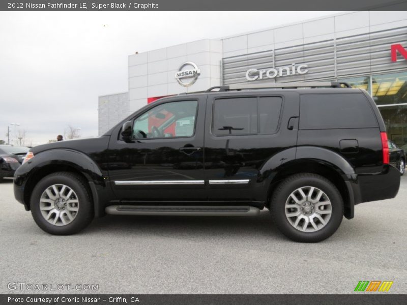 Super Black / Graphite 2012 Nissan Pathfinder LE