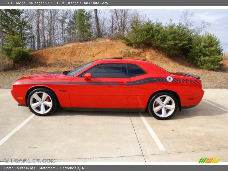 HEMI Orange / Dark Slate Gray 2010 Dodge Challenger SRT8