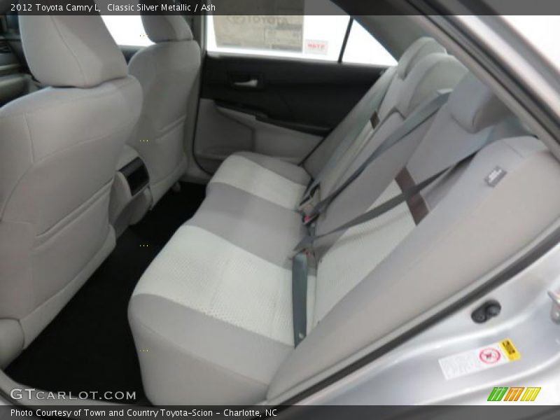 Classic Silver Metallic / Ash 2012 Toyota Camry L