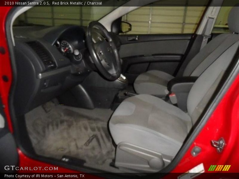 Red Brick Metallic / Charcoal 2010 Nissan Sentra 2.0 S