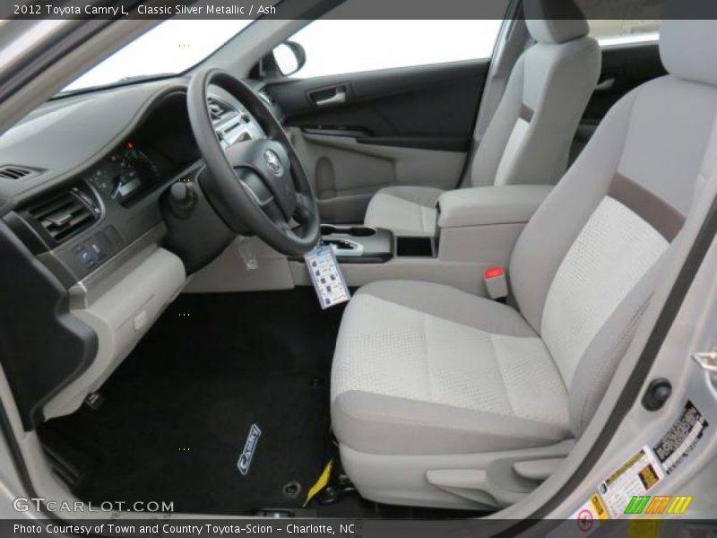 Classic Silver Metallic / Ash 2012 Toyota Camry L