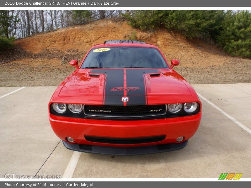 HEMI Orange / Dark Slate Gray 2010 Dodge Challenger SRT8